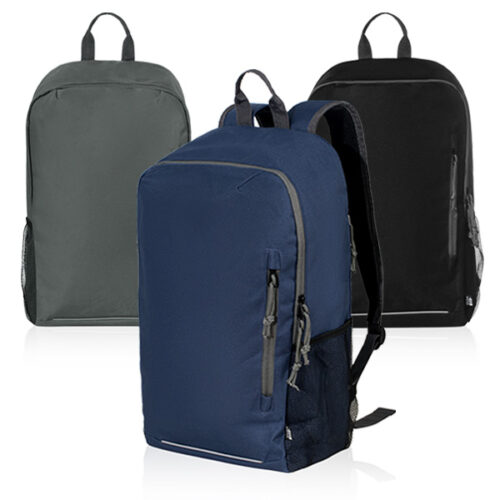 תיק גב אקולוגי מעוצב תא פנימי מרופד למחשב תא מרכזי גדול, כיס קדמי ותא אחורי נסתר