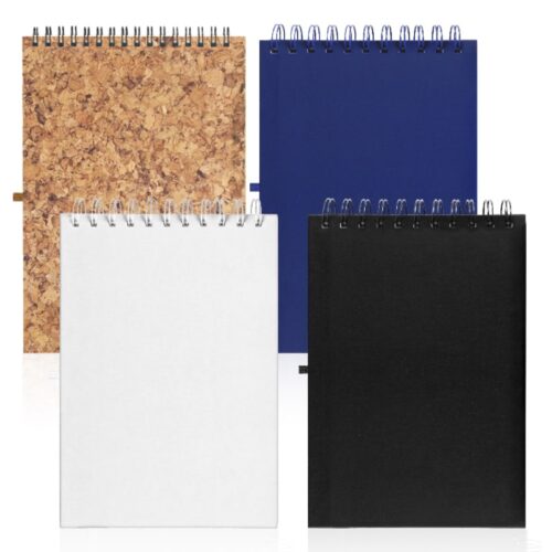 מחברת עם ספירלה עליונה מעוצבת