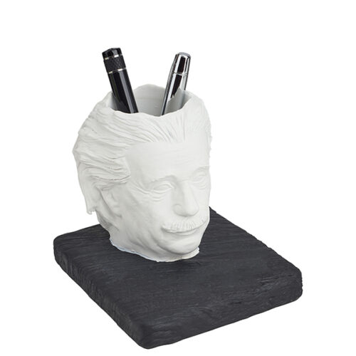 מעמד מהודר "איינשטיין" כוס לעטים בצורת ראש