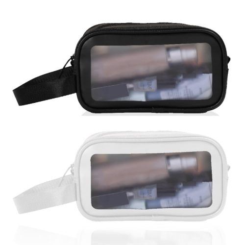 תיק רחצה אופנתי שקוף עמיד למים