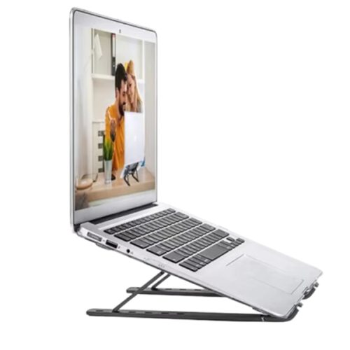 מעמד שולחני מתקפל למחשב נייד ממתכת