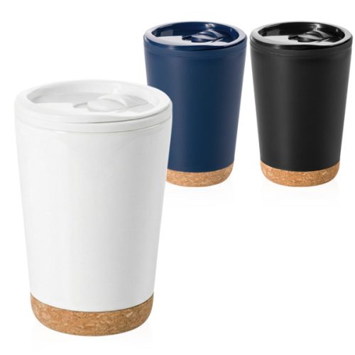 כוס תרמית מעוצבת  עם תחתית שעם