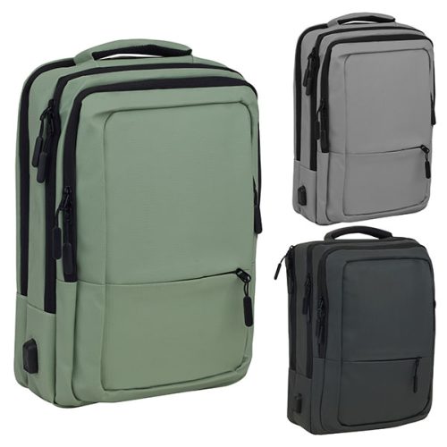 תיק גב וצד (שניים באחד) גב למחשב נייד ם יציאת USB לטעינה ניידים